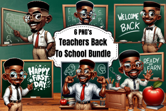 Download 6 African American Male Teacher Clipart - African Collection